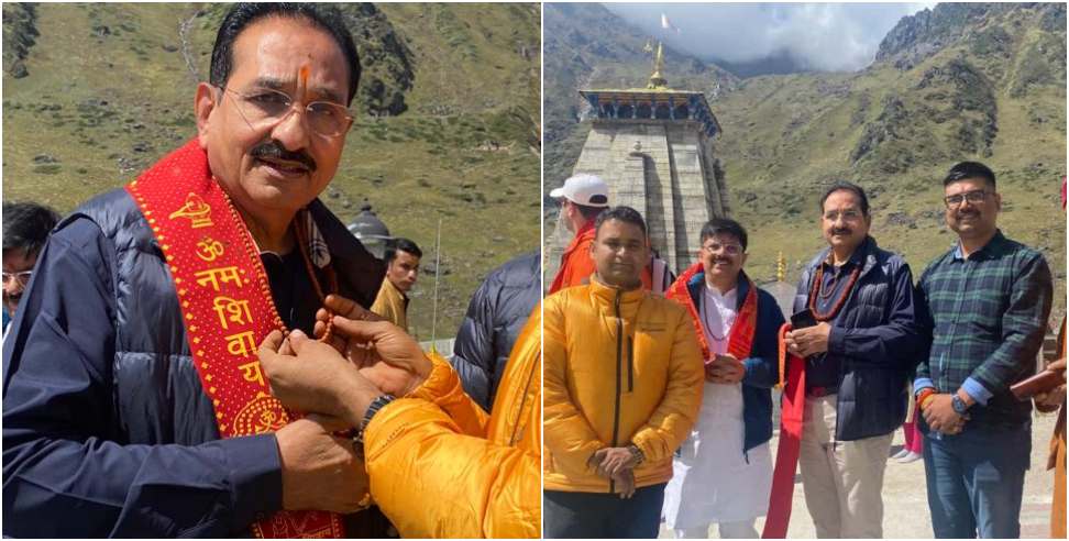 Kedarnath Dham: Pankaj Modi reached Kedarnath Dham