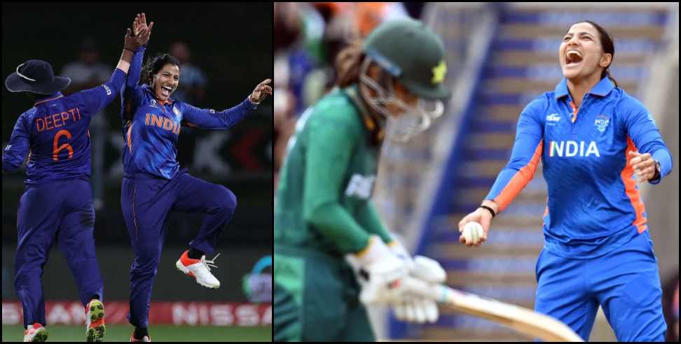 sneh rana bowling against pakistan : India Pakistan Commonwealth Games Smriti Mandhana Sneh Rana