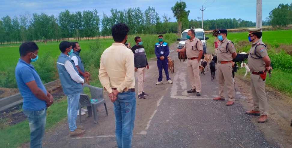 Udham singh nagar coronavirus: Udham singh nagar guladia village seal