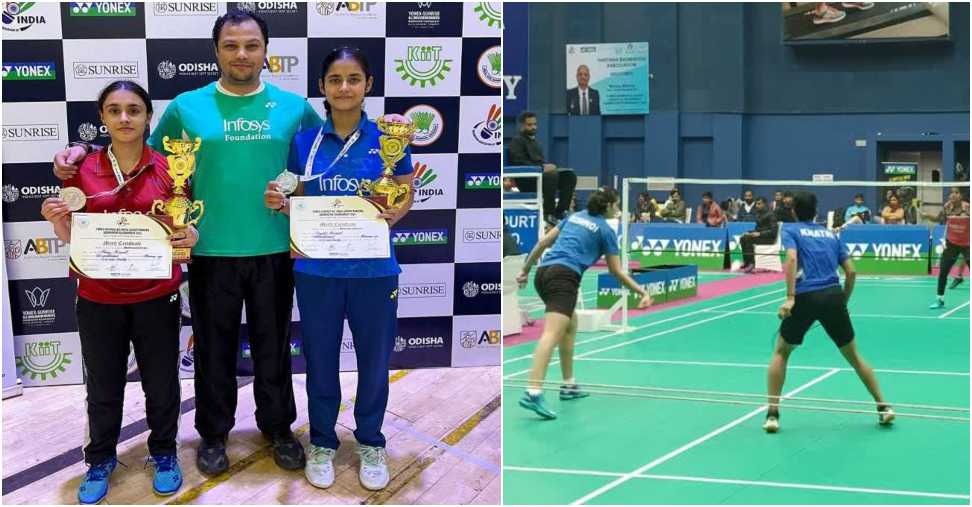 Yonex All India Badminton Tournament: Two Sisters Won Silver Medal in Yonex All India Badminton Tournament