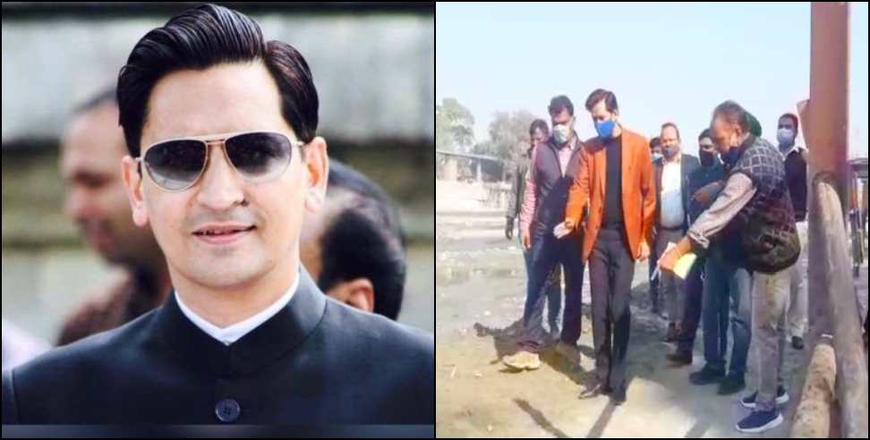 Ias Deepak rawat: Haridwar kumbh work check by ias Deepak rawat