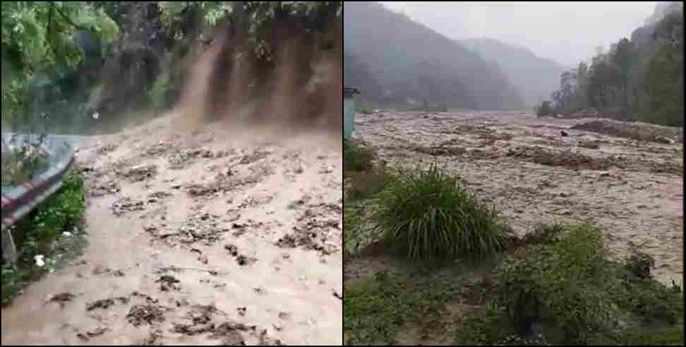 Dehradun mussoorie weather update: Torrential rain in Dehradun Mussoorie