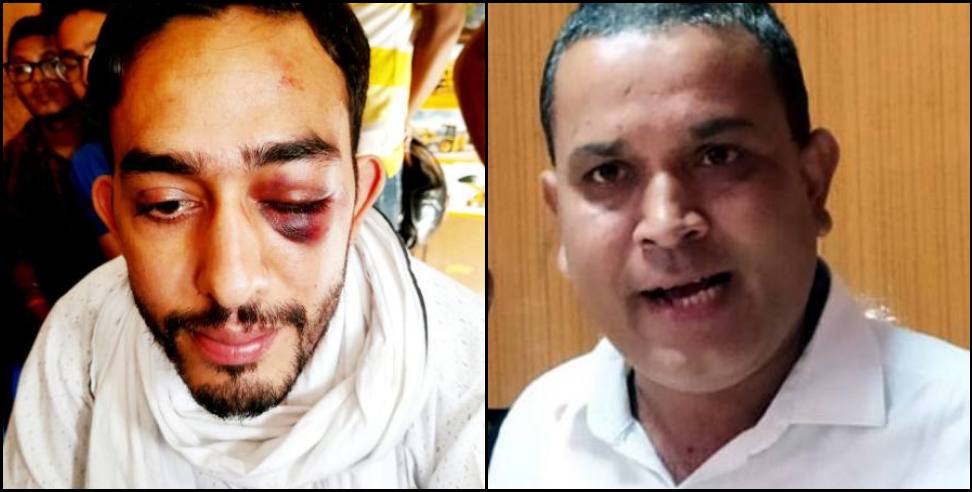 Almora News: Aam Aadmi Party leader accused of beating youth in Almora
