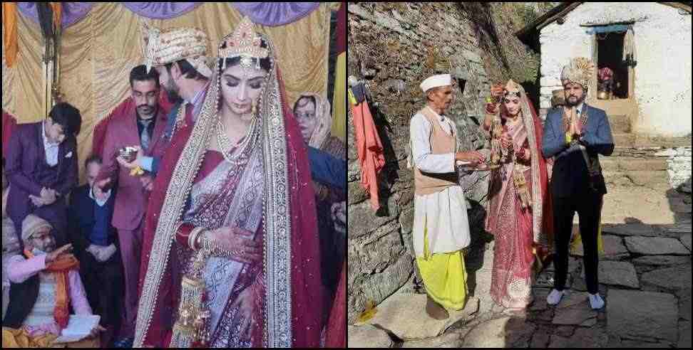 TV actress Nikita Sharma wedding in Triyuginarayan