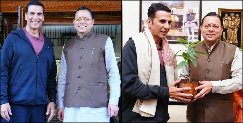 Akshay Kumar Meets CM Dhami: Akshay Kumar Meets Uttarakhand CM Dhami