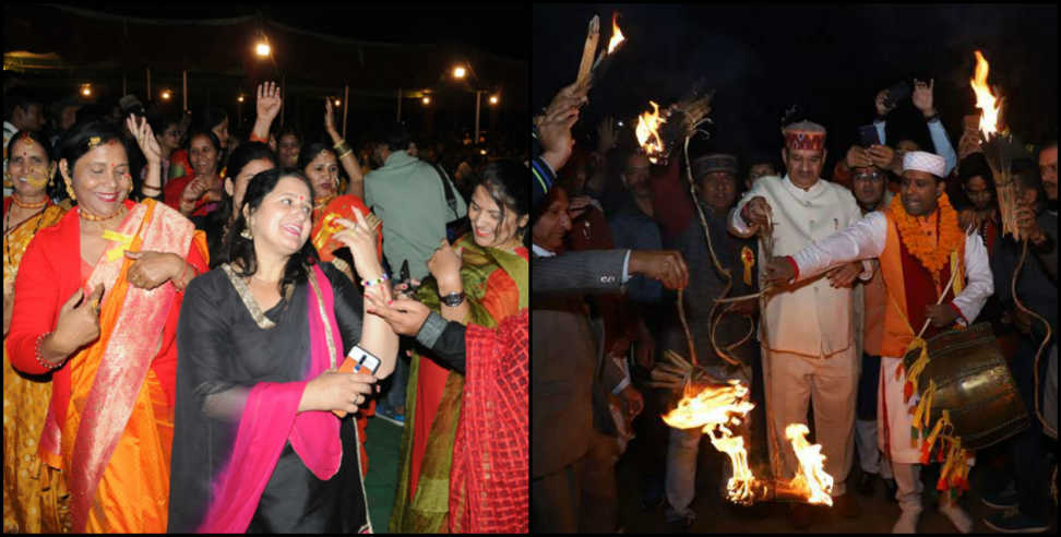 Igas festival: Igas festival celebrated by people at Dehradun