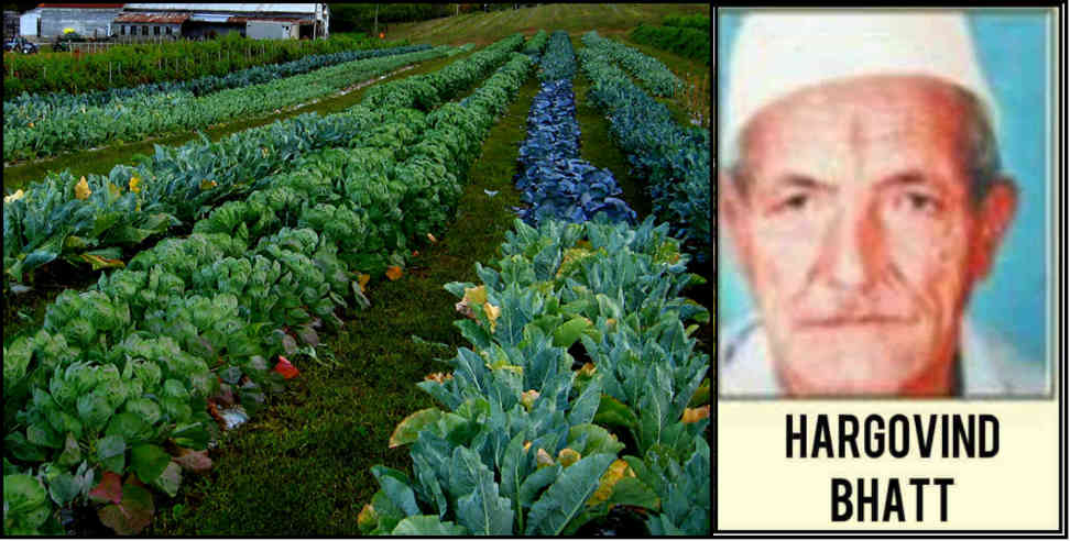 Pithoragarh hargovind bhatt: Hargovind bhatt made agriculture the basis of progress at pithoragarh