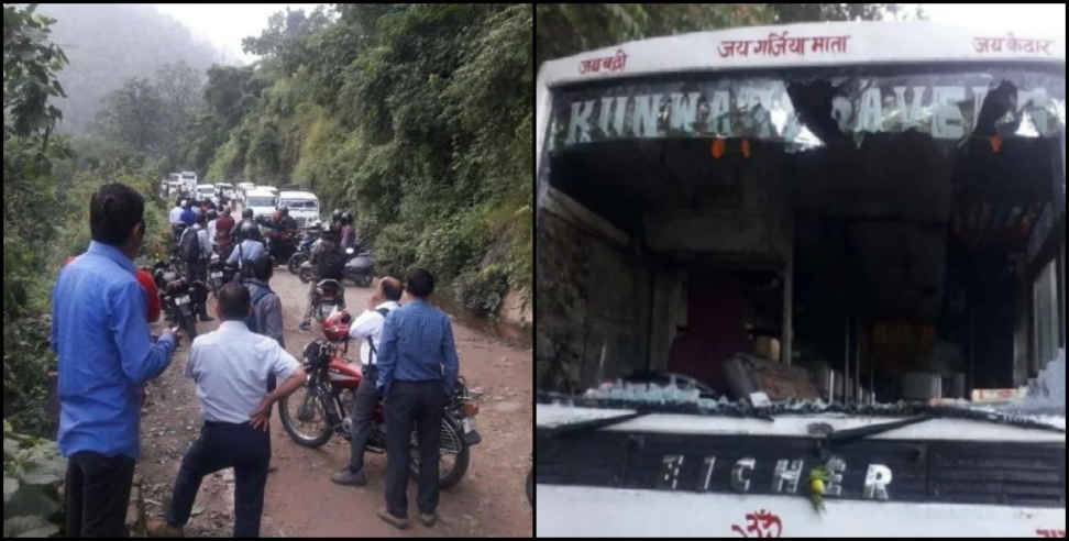 Elephant attack: Elephant attack on bus five woman stuck and fight for save their life