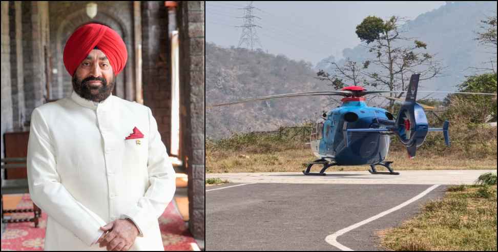 governor helicopter emergency landing: Emergency Landing of Uttarakhand Governor Helicopter