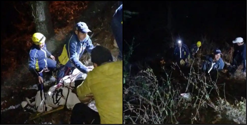 Vikasnagar road accident 3 died: Car fell into a deep ditch in Chakrata late night three people died