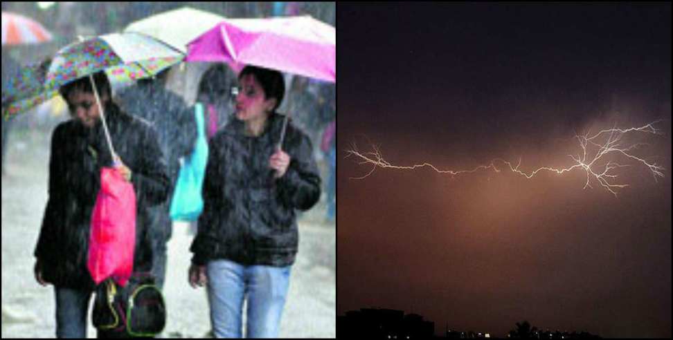 Uttarakhand weather news: Rain and hailstorm alert in uttarakhand