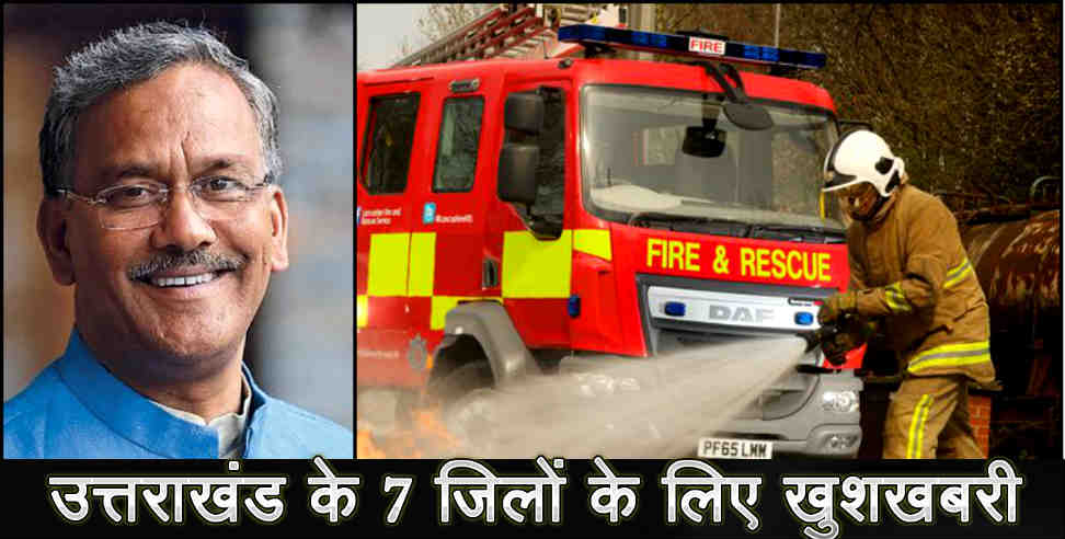 उत्तराखंड फायर स्टेशन: fire station to open in uttarakhand seven districts