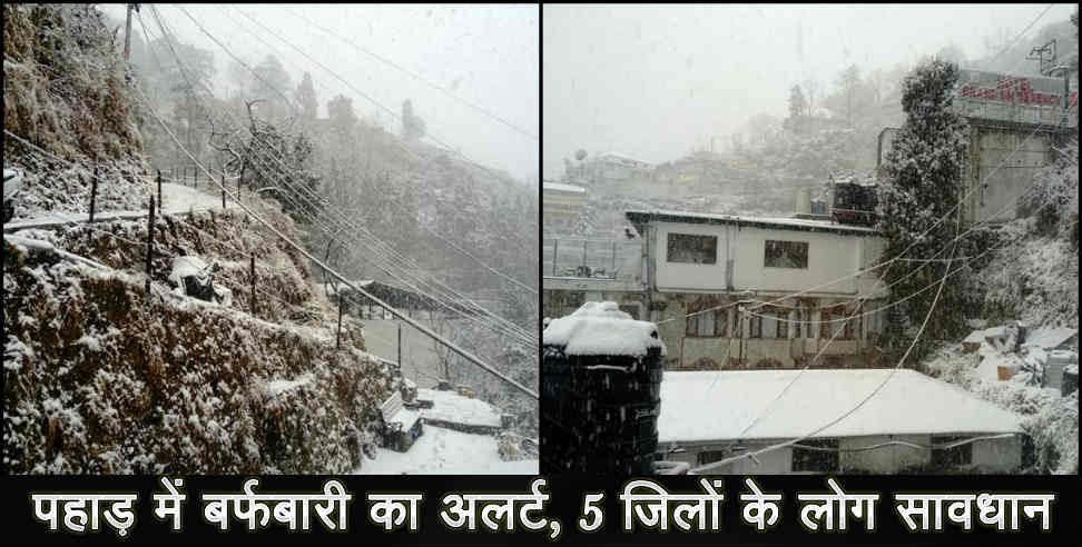 उत्तराखंड: Weather forecast and snowfall forecast for uttarakhand