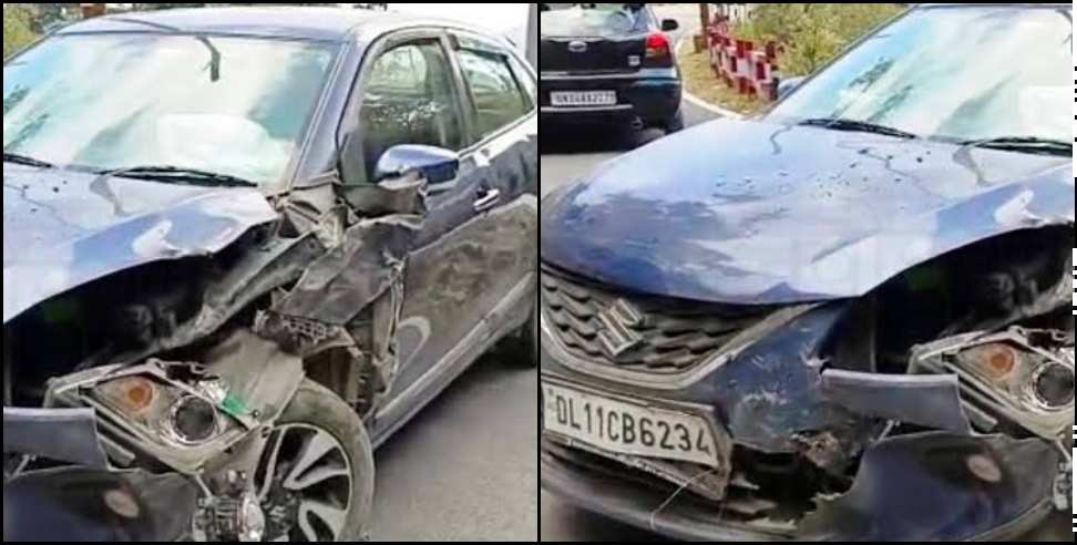 Nainital car in ditch: Delhi tourist car fallen in ditch in nainital