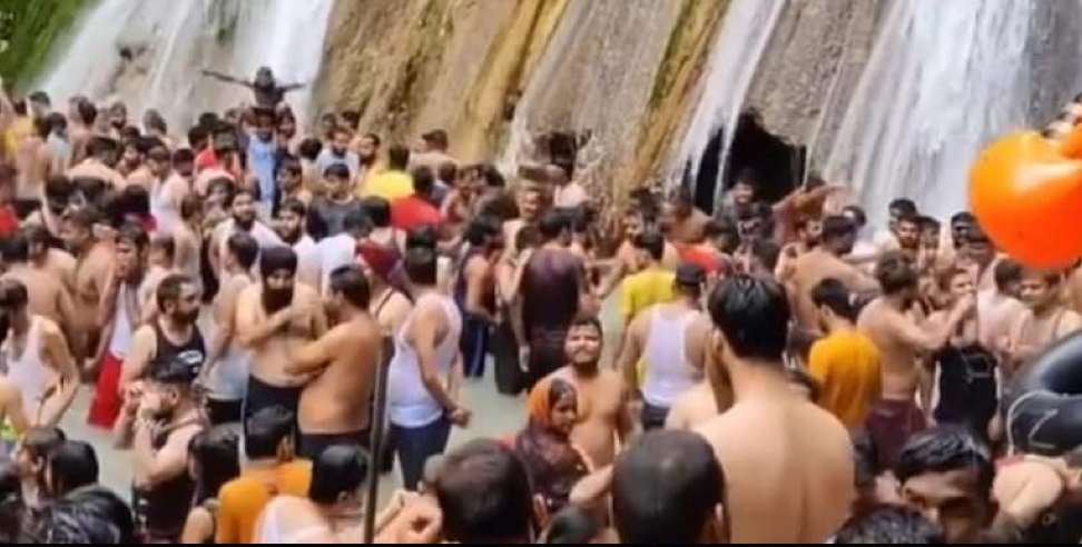 kempty fall mussoorie: Only 50 people can go to Kempty Fall at a time