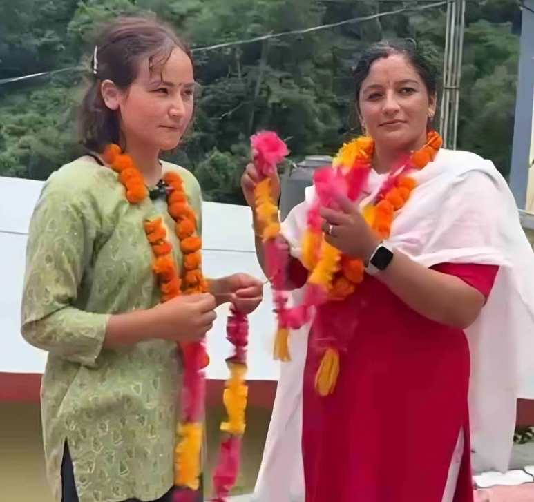 Sakshi won panchayat election