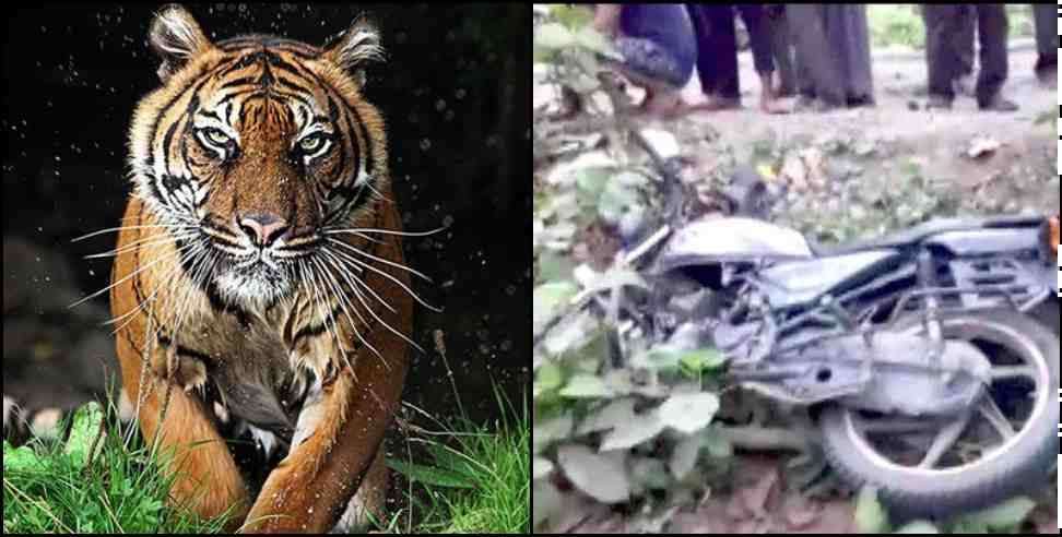 ramnagar tiger attack: Tiger attack on youth in Ramnagar