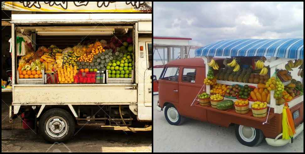 Coronavirus Uttarakhand: Coronavirus Uttarakhand:Mobile vegetable van in dehradun