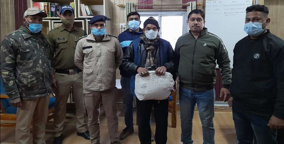 Elderly Keshar Singh arrested with charas in Chamoli district