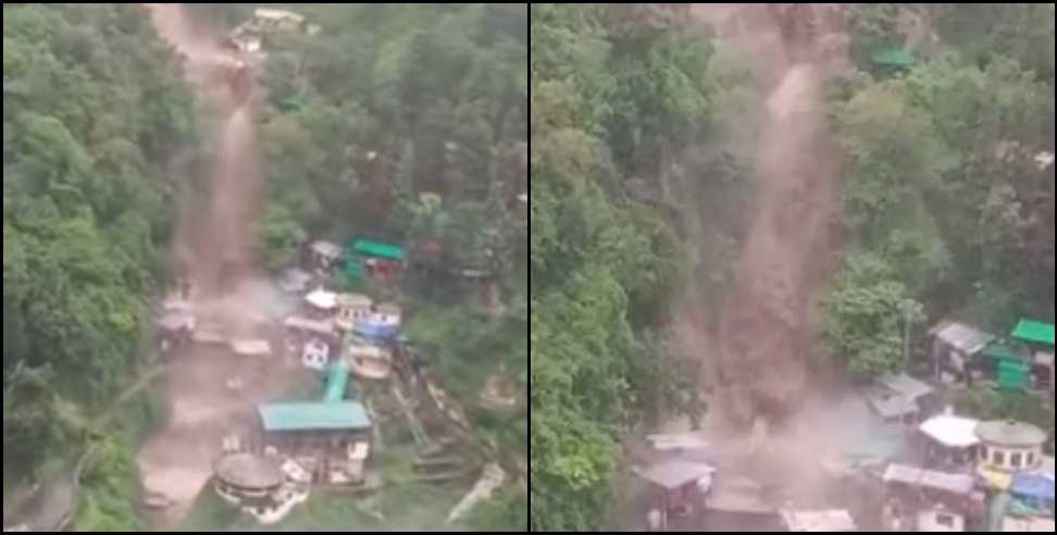 spate in Kempty Falls: Heavy rains cause spate in Kempty Falls Mussoorie