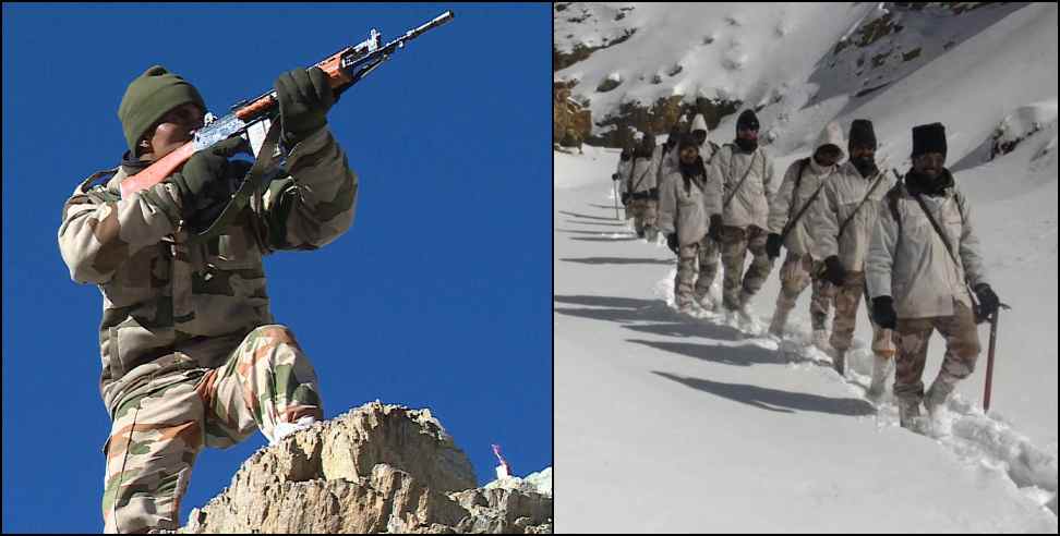 uttarakhand china border: Soldier deployed on China border in Uttarakhand