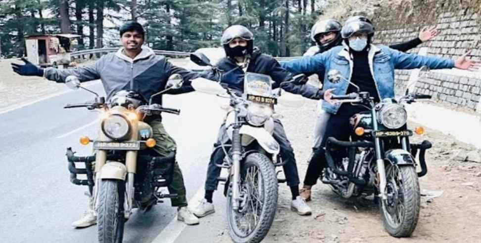 uttarakhand bike employment : Youth getting Employment from Bike in Uttarakhand Nainital
