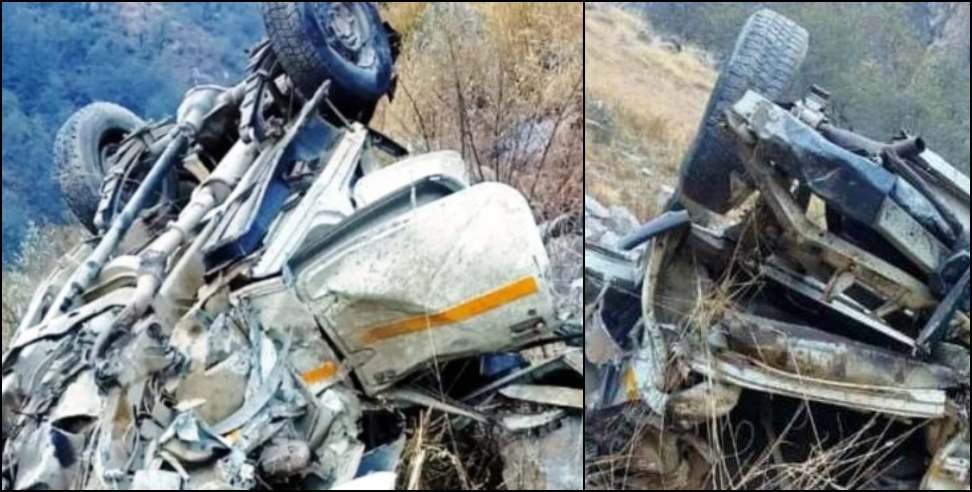 driver died as Bolero fell into deep ditch in Rudraprayag