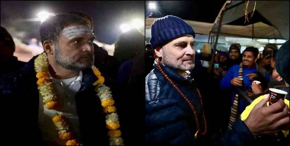 Rahul Gandhi Kedarnath: Rahul Gandhi served tea and Bhandara in Kedarnath