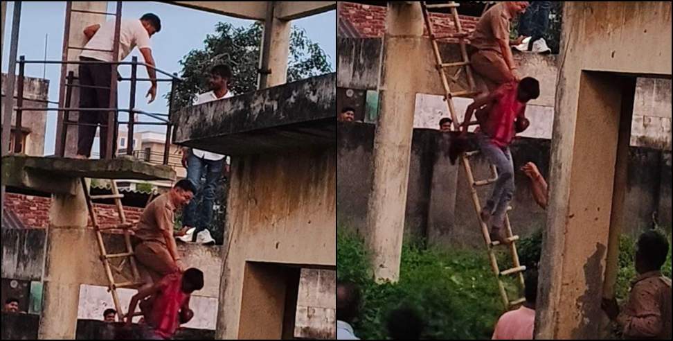 Police saved a youth: Police saved a youth from committing suicide