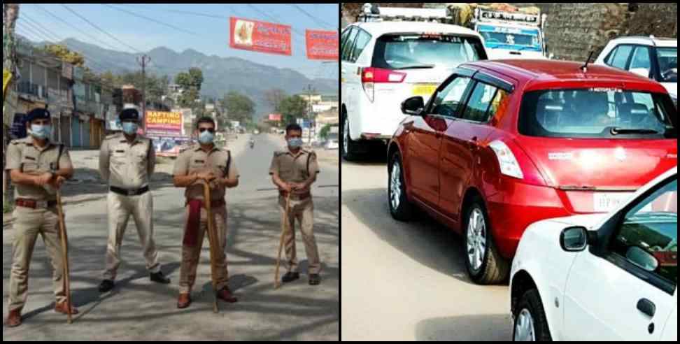 Uttarakhand lockdown: Lots of vehicles in Rishikesh on the way to home