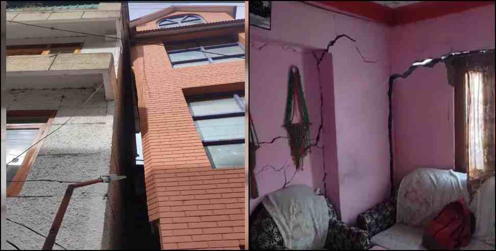 joshimath land slide cracks on house: Crack in more than 500 houses in Joshimath