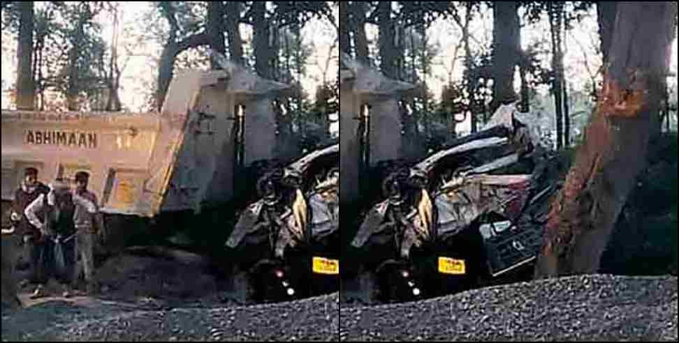 dehradun premnagar dumper accident: dehradun premnagar dumper accident