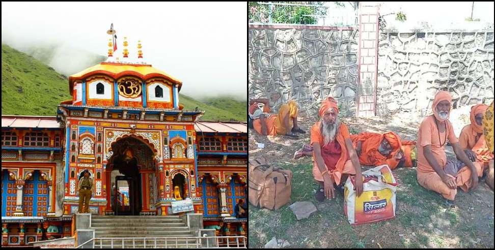 Badrinath Sadhu: Many saints reach Hanuman Chatti without investigating coronavirus