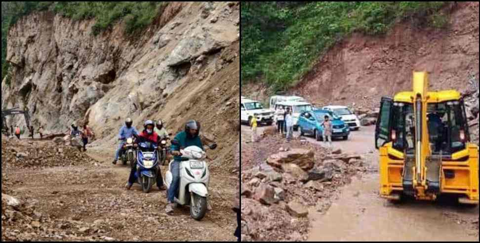 Rishikesh Badrinath Highway Landslide: Landslide in Saknidhar on Rishikesh Badrinath Highway