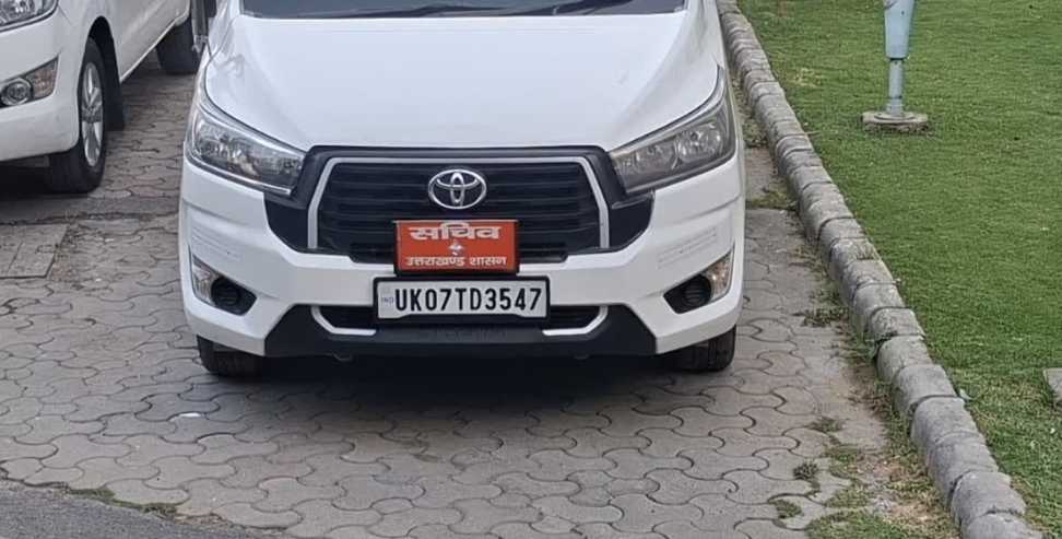 Uttarakhand Government Vehicles Under Scanner for Number Plate Rule Violations