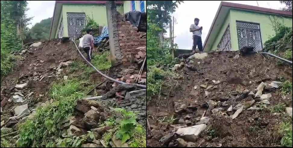 Rudraprayag Landslide: 10 Families Forced to Leave Homes After Landslide in Rudraprayag