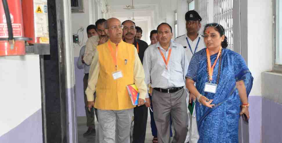 uttrakhand vidhansabha surprise inspection: Speaker Ritu Khanduri surprise inspection of Uttarakhand Assembly