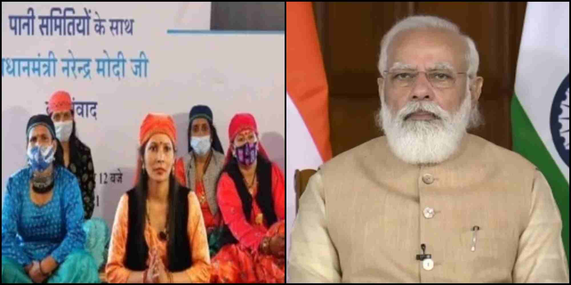 PM modi praise womens of kyarkuli village uttarakhand