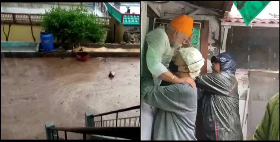 House collapsed after heavy rains in Bazpur