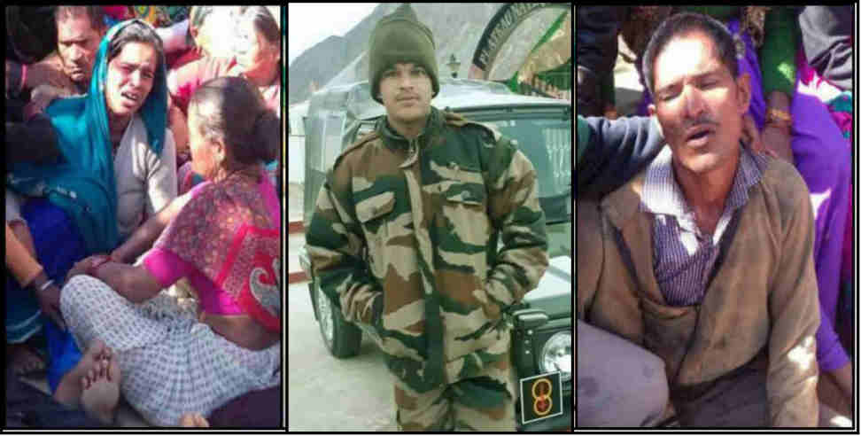 Uttarakhand martyr: Uttarakhand martyr rajendra singh bungla family
