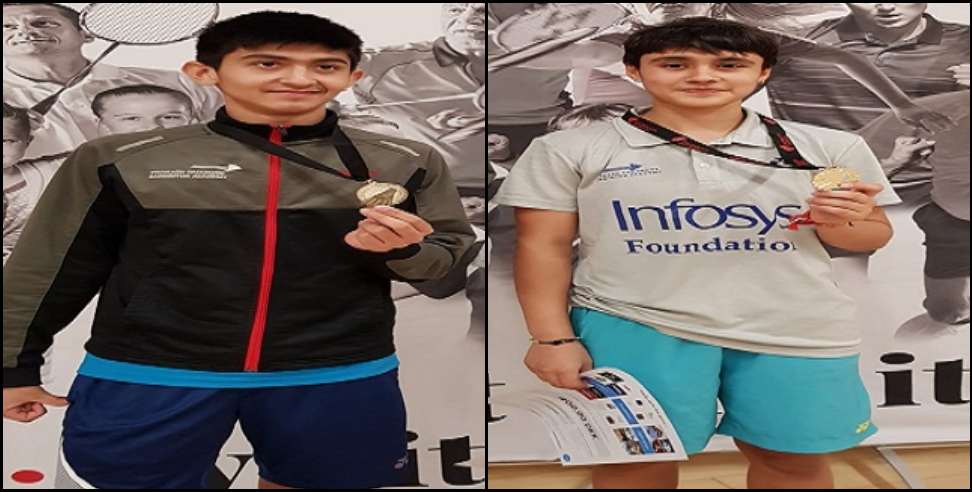 Ansh negi gold medel: Ansh negi and mansa rawat won gold in badminton in Denmark