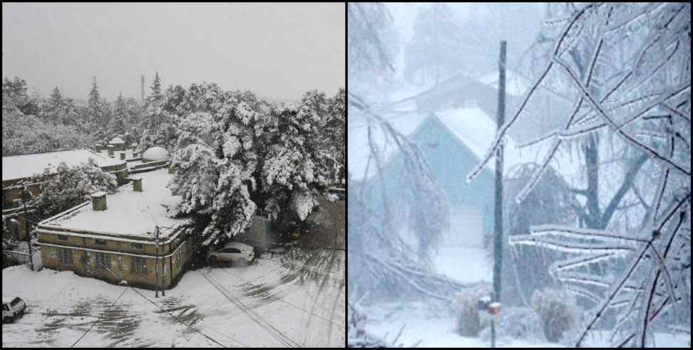 उत्तराखंड में बर्फबारी: Villagers difficulties increased due to ice storm in high altitude areas