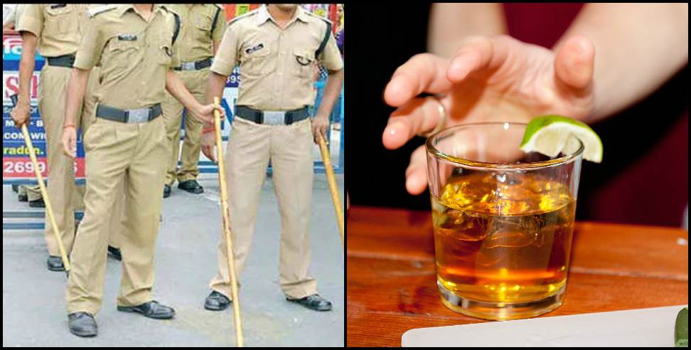 Pauri Garhwal: Pauri garhwal police raids a bar