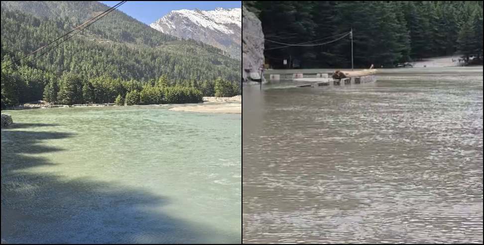Harsil lake danger: Lake Near Harsil Raises Flood Risk Concerns