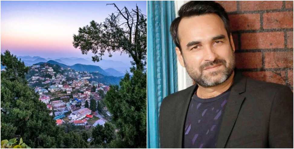 Actor Pankaj Tripathi : Actor Pankaj Tripathi seen having lunch in Mussoorie Lal Tibba