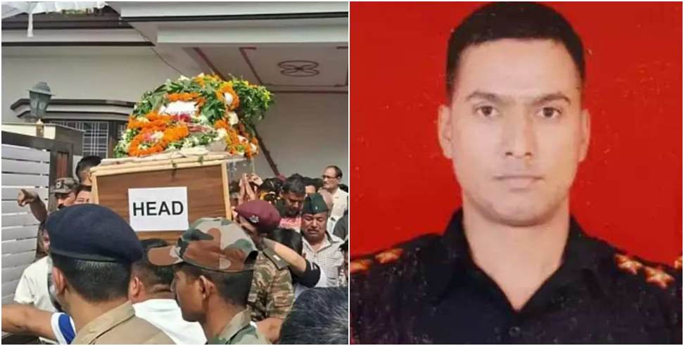 Martyr Major Pranay Negi : Soldier Martyr Major Pranay Negi Mortal Remains Reached Home