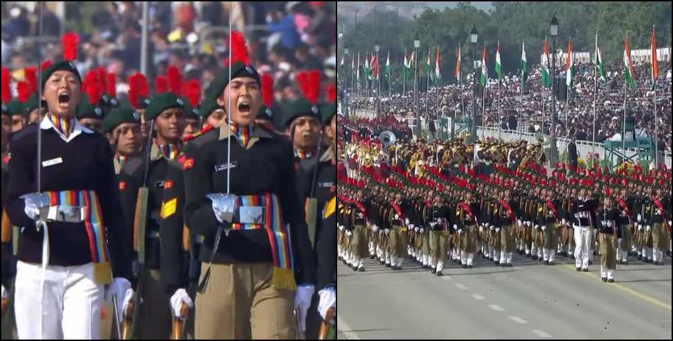 Mansi Vishwakarma lead NCC women contingent Republic Day parade