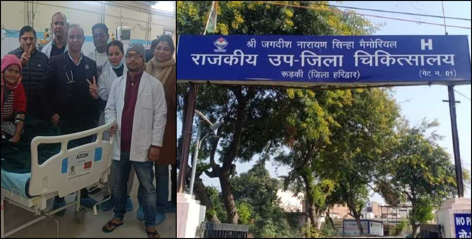 Civil Hospital Roorkee: Fight between doctor and CMS over medical of woman