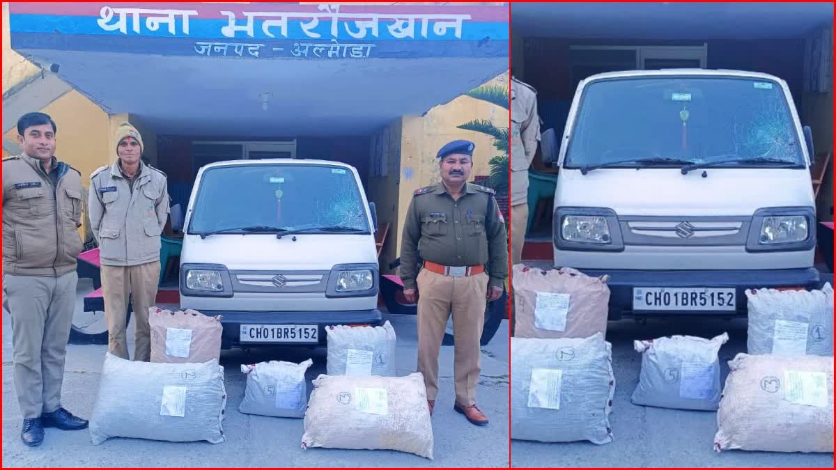 Drugs recovered van almora : Drugs recovered from van in Almora