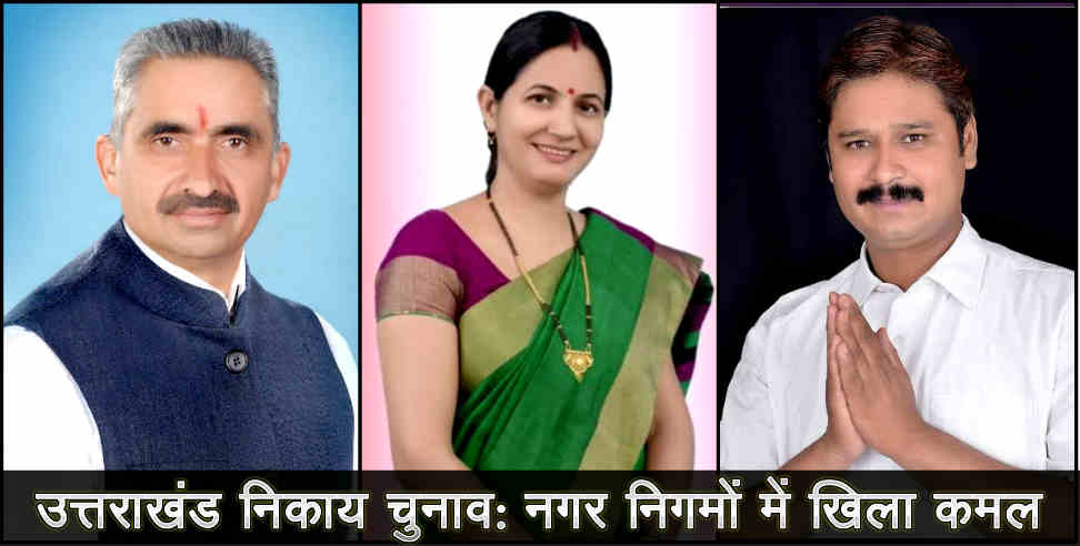 उत्तराखंड न्यूज: All nagar nigam result of uttarakhand local body election